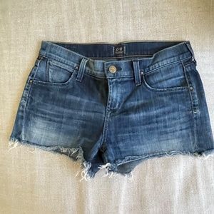 Citizen of Humanity denim shorts size 26